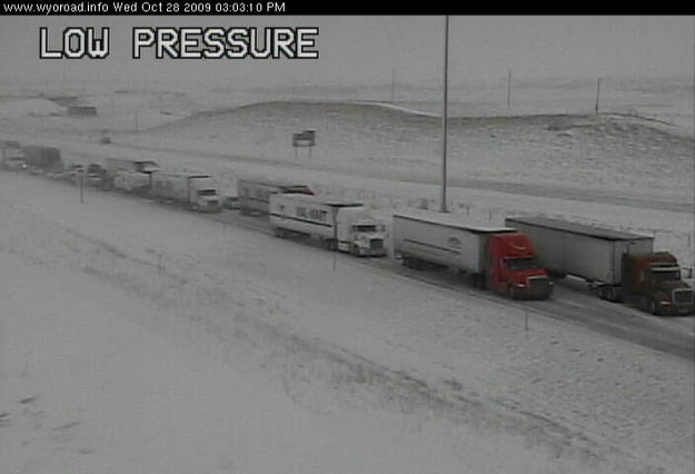 I-80 near Cheyenne. Photo by Wyoming Department of Transportation.