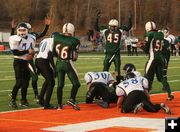 Third touchdown. Photo by Dawn Ballou, Pinedale Online.