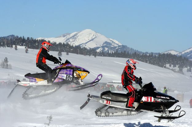 Taylor in the Whoops. Photo by Clint Gilchrist, Pinedale Online.