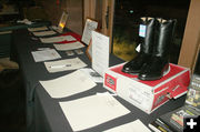 Silent Auction. Photo by Dawn Ballou, Pinedale Online.