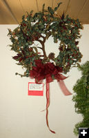 Eversull-Pierce wreath. Photo by Pinedale Online.