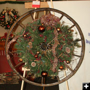 Gayle's Wreath 2009. Photo by Dawn Ballou, Pinedale Online.