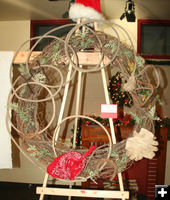 McKenzie Meningitis wreath. Photo by Dawn Ballou, Pinedale Online.