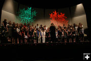 7th & 8th Grade Choir. Photo by Pam McCulloch, Pinedale Online.