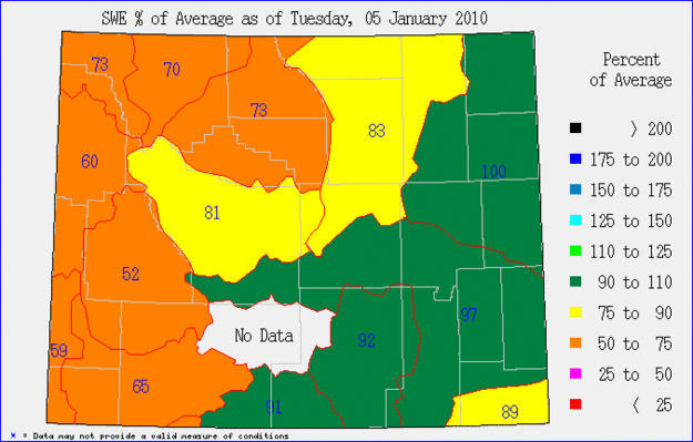 Wyoming Snow Water. Photo by Sublette Extension Ag and Resources.