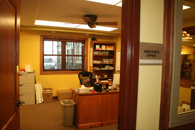 Director's Office. Photo by Dawn Ballou, Pinedale Online.