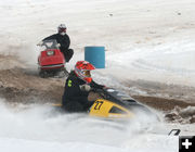 27 on the turn. Photo by Dawn Ballou, Pinedale Online.