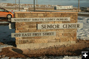 New Sign. Photo by Dawn Ballou, Pinedale Online.