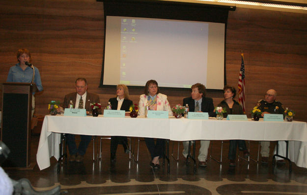 Underage Drinking Panel. Photo by Dawn Ballou, Pinedale Online.