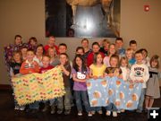 Finished Quilts. Photo by Pinedale Afterschool Program.