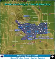 Snow on the way. Photo by National Weather Service.