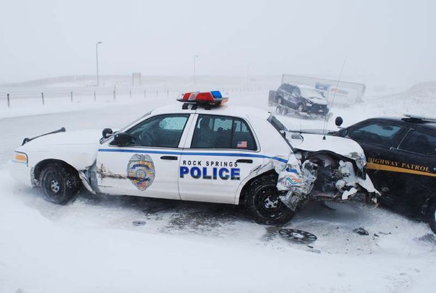 Crash Scene-001. Photo by Wyoming Highway Patrol.