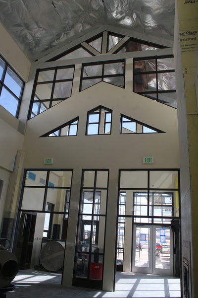 Inside view of Entrance. Photo by Pam McCulloch, Pinedale Online.