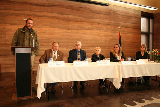 Tourism Panel. Photo by Dawn Ballou, Pinedale Online.