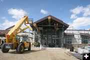 Main Entrance. Photo by Pam McCulloch, Pinedale Online.