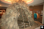 Sagebrush hut. Photo by Dawn Ballou, Pinedale Online.