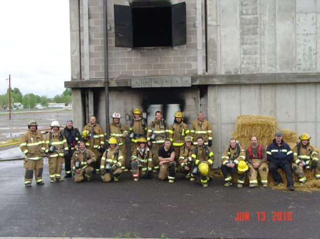 Firefighter Training. Photo by John Ball, Sublette County Firefighters.