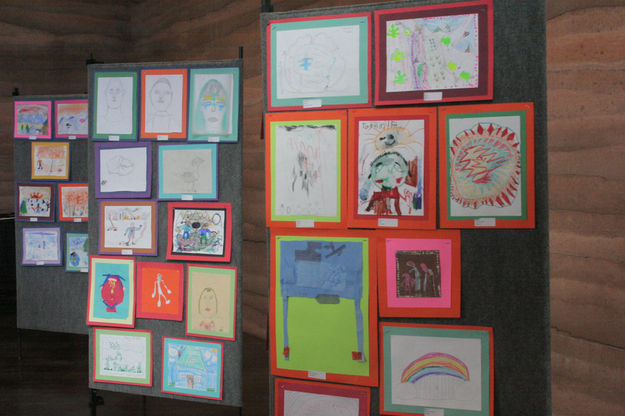 Pinedale Elementary Art. Photo by Tim Ruland, Pinedale Fine Arts Council.