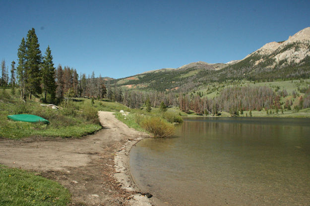 Boat launch. Photo by Dawn Ballou, Pinedale Online.