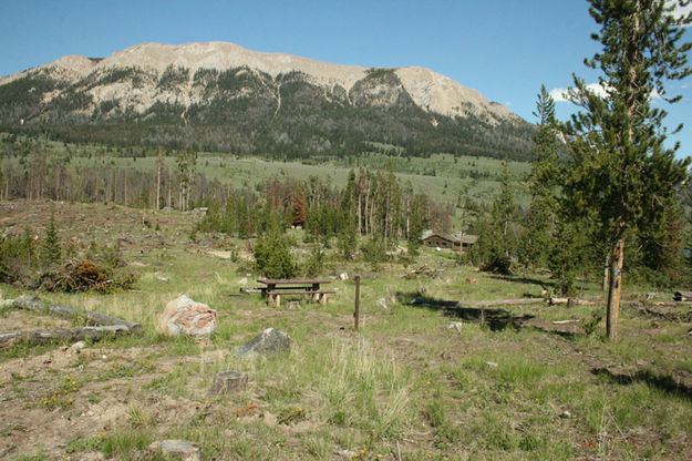 Campsite. Photo by Dawn Ballou, Pinedale Online.