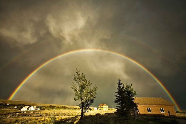 Double Rainbow. Photo by Dave Bell.