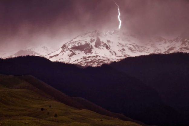 Lightning Strike. Photo by Dave Bell.