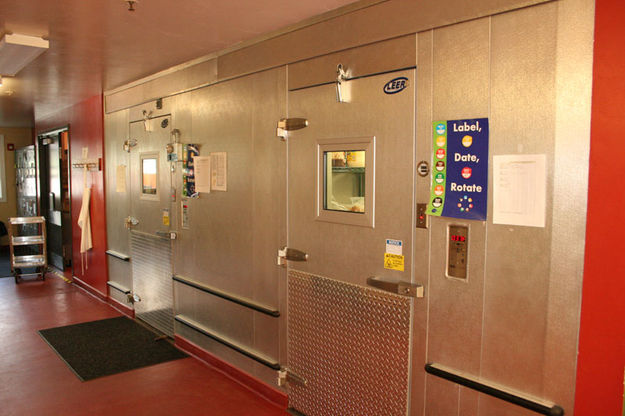 Walk-in Freezer & Refrigerator. Photo by Dawn Ballou, Pinedale Online.