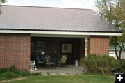 Outside Patio. Photo by Dawn Ballou, Pinedale Online.