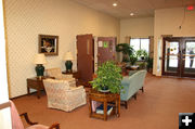Lobby area. Photo by Dawn Ballou, Pinedale Online.