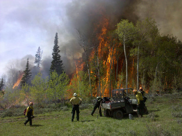 Wyoming Range burn 3. Photo by TJ Hunt.