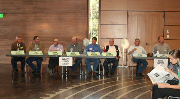 Sheriff & HD22 candidates. Photo by Dawn Ballou, Pinedale Online.