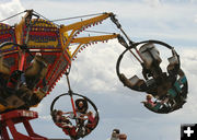 Carnival rides. Photo by Dawn Ballou, Pinedale Online.