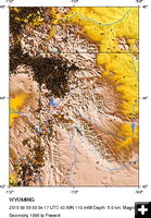 Historic Seismicity. Photo by USGS.