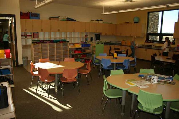 1st Grade Classroom. Photo by Dawn Ballou, Pinedale Online.