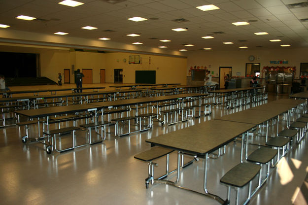 Cafeteria and Gym. Photo by Dawn Ballou, Pinedale Online.