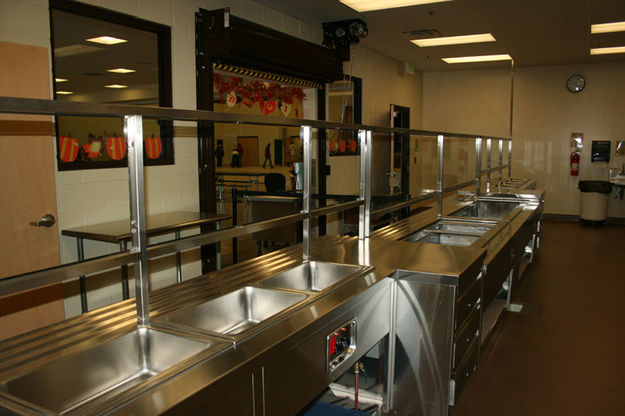 Kitchen Service area. Photo by Dawn Ballou, Pinedale Online.