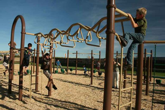 Playground. Photo by Dawn Ballou, Pinedale Online.