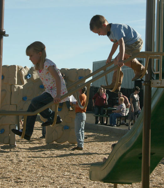 Playground. Photo by Dawn Ballou, Pinedale Online.