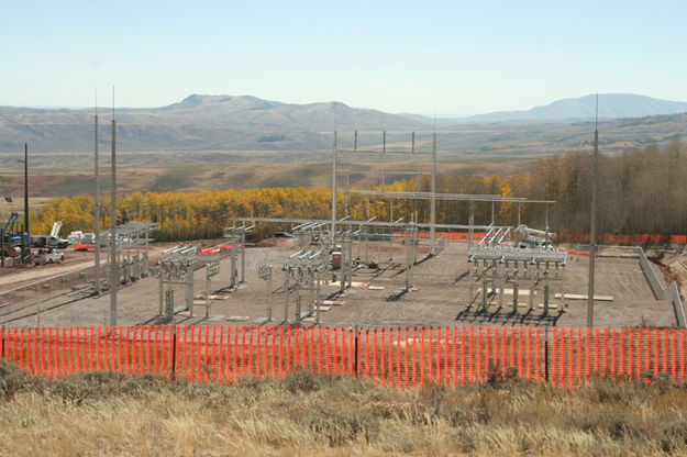 Power substation. Photo by Dawn Ballou, Pinedale Online.