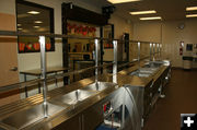 Kitchen Service area. Photo by Dawn Ballou, Pinedale Online.