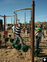 Playground. Photo by Dawn Ballou, Pinedale Online.