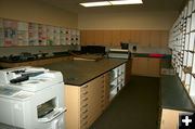 Workroom. Photo by Dawn Ballou, Pinedale Online.