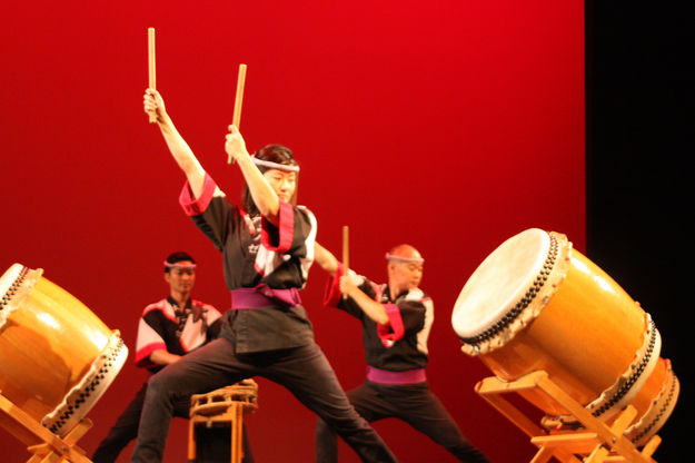 San Jose Taiko. Photo by Tim Ruland, Pinedale Fine Arts Council.