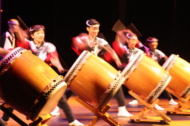 Drums and Movement . Photo by Tim Ruland, Pinedale Fine Arts Council.