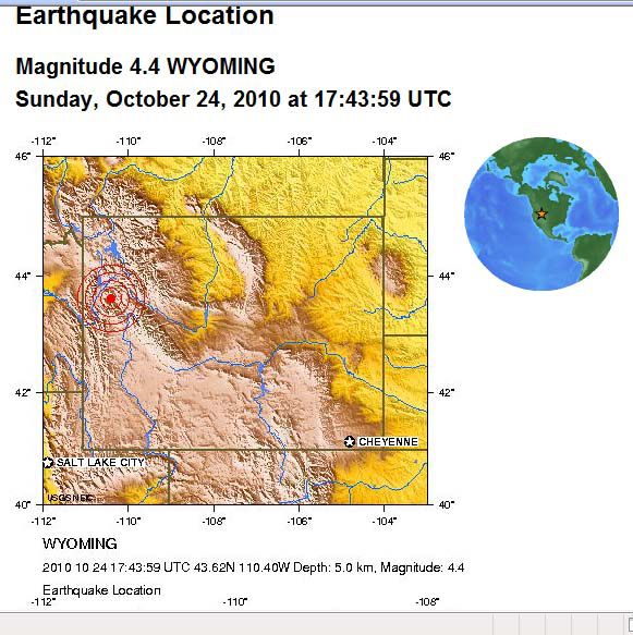Oct. 24 Earthquake. Photo by United States Geological Survey.