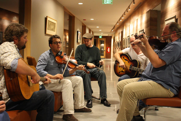 Acoustic Workshop. Photo by Tim Ruland, Pinedale Fine Arts Council.