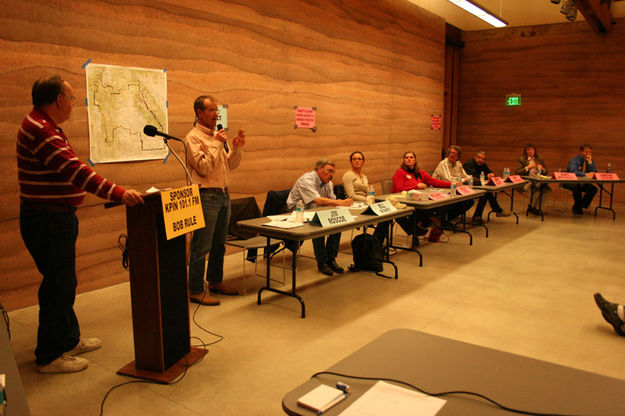 Candidate Forum. Photo by Dawn Ballou, Pinedale Online.