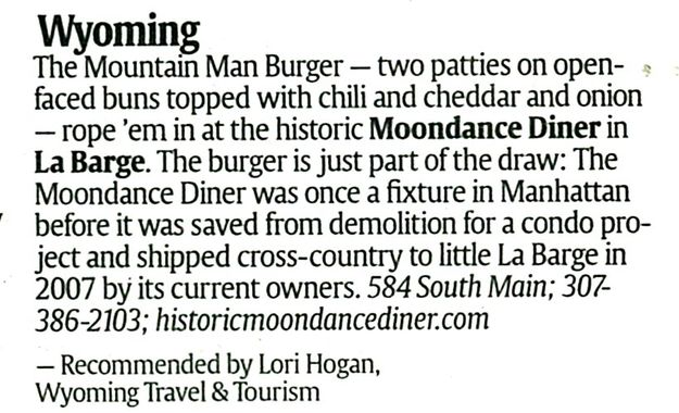Mountain Man Burger. Photo by Moondance Diner.