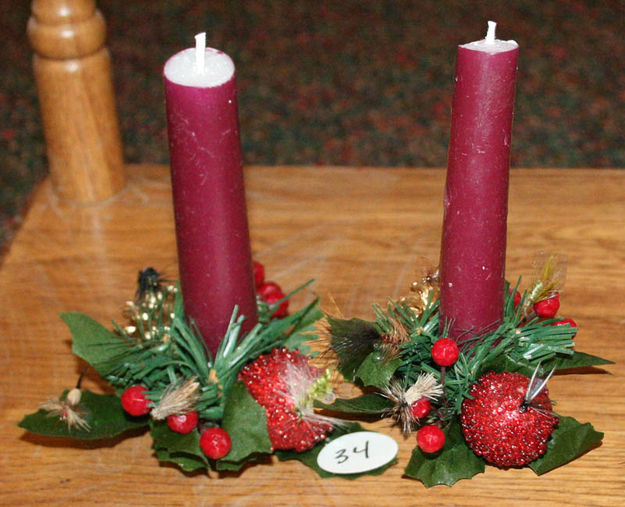 Sam's candlesticks. Photo by Dawn Ballou, Pinedale Online.