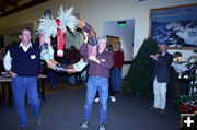 Cowboy Boot wreath. Photo by Dawn Ballou, Pinedale Online.